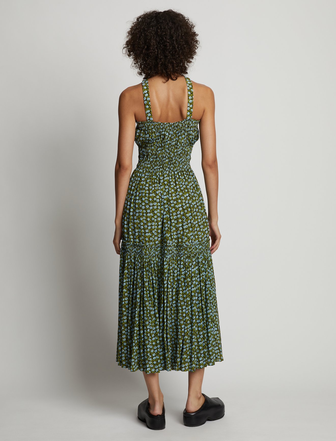 High Neck Peony Dress #2
