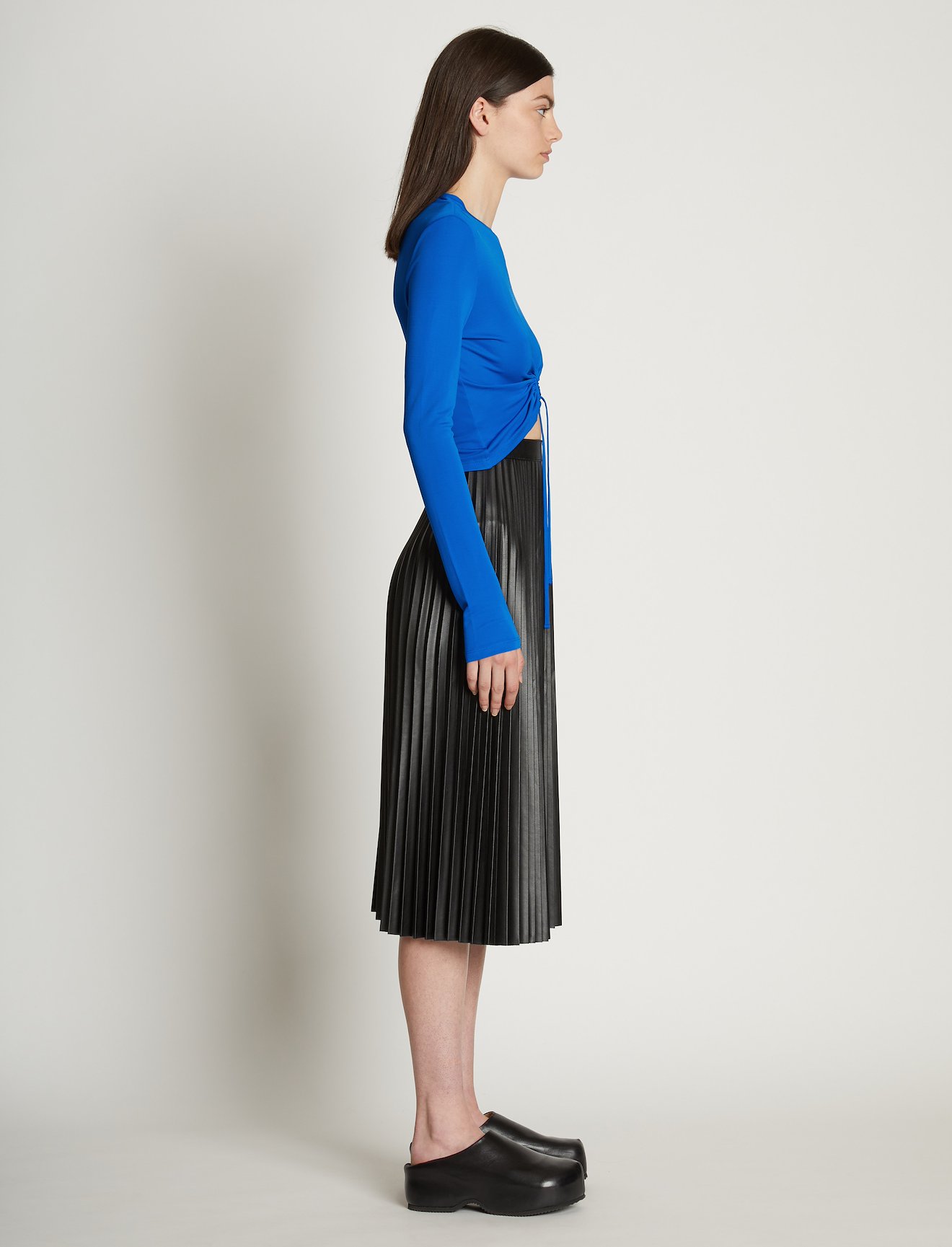 Matte Crepe Drawstring Top #2