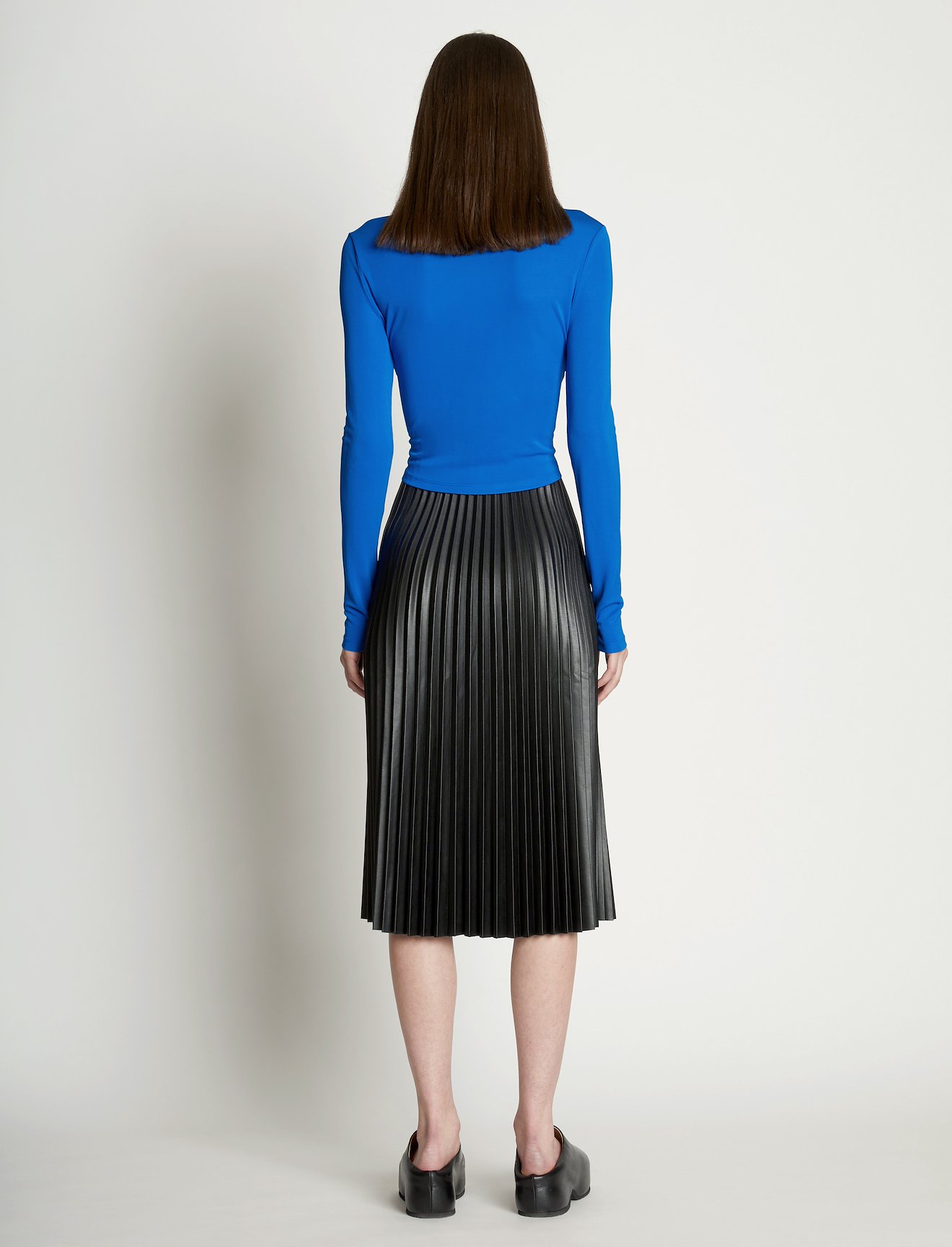 Matte Crepe Drawstring Top #3