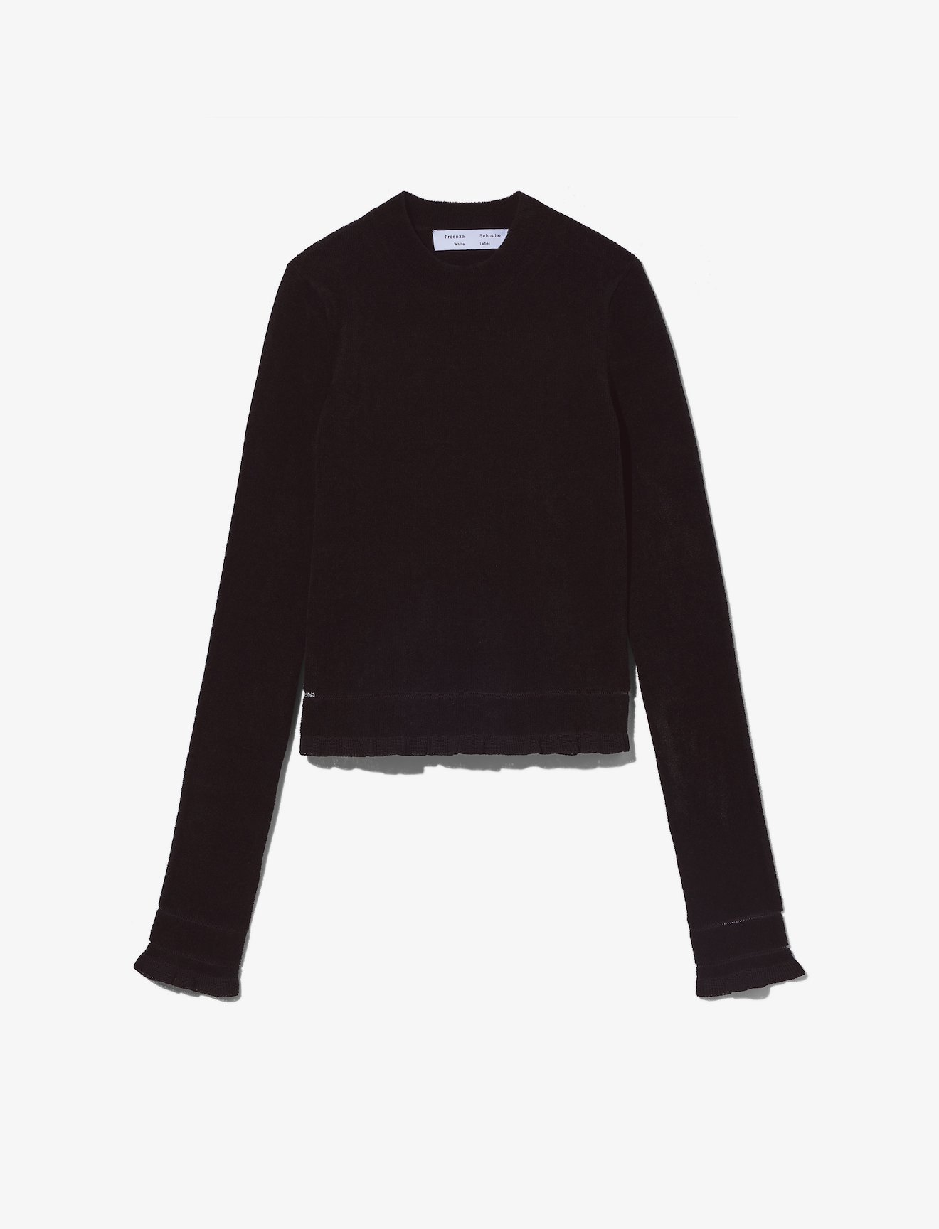 Cropped Turtleneck Chenille Sweater #5