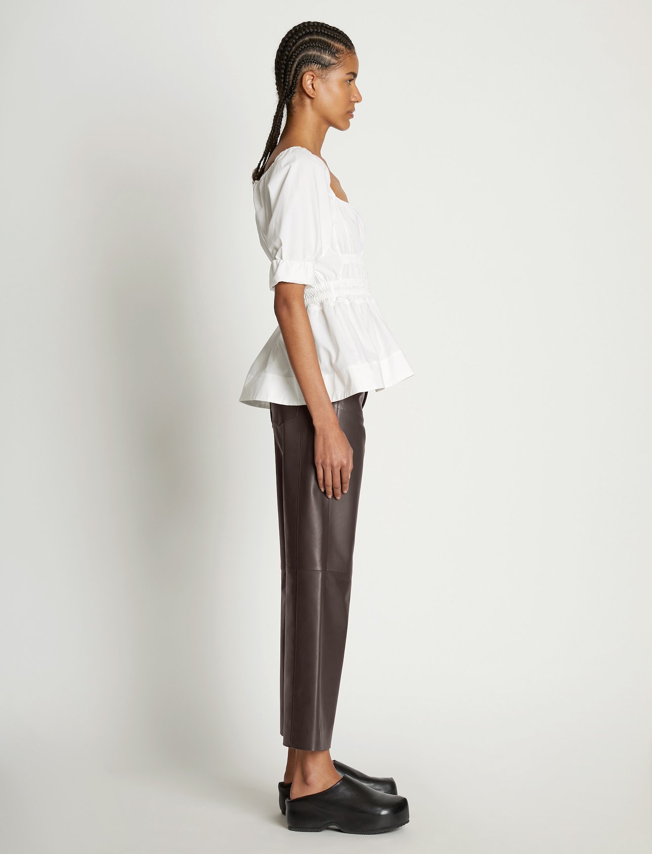 Square Neck Poplin Top #2