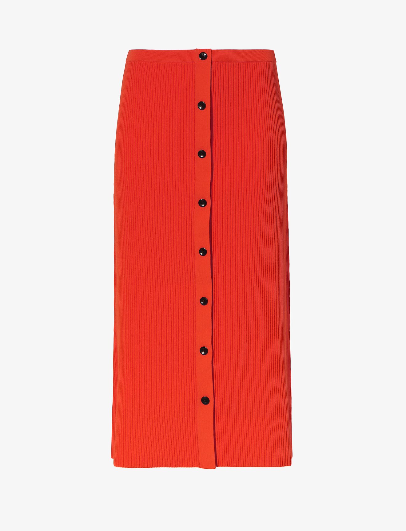 Rib Knit Button Front Skirt #4