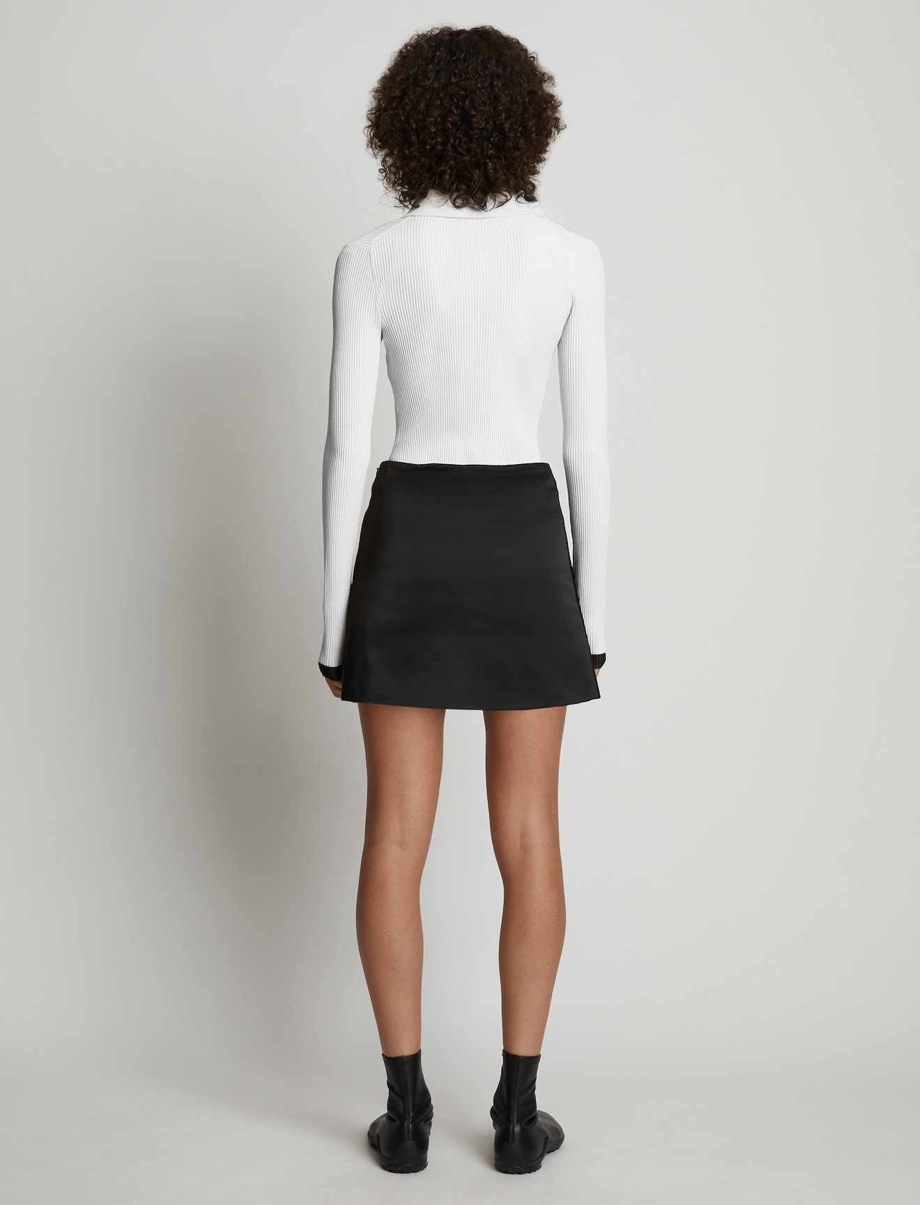 Rib Knit Fitted Cardigan #3