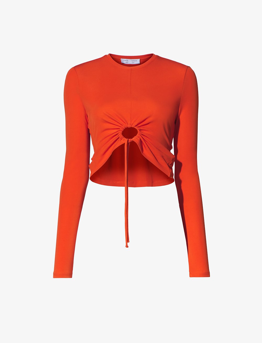 Matte Crepe Drawstring Top