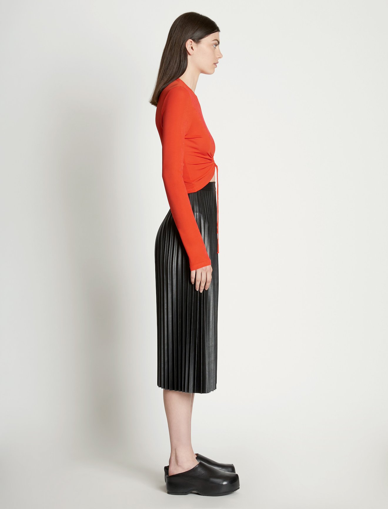 Matte Crepe Drawstring Top #2