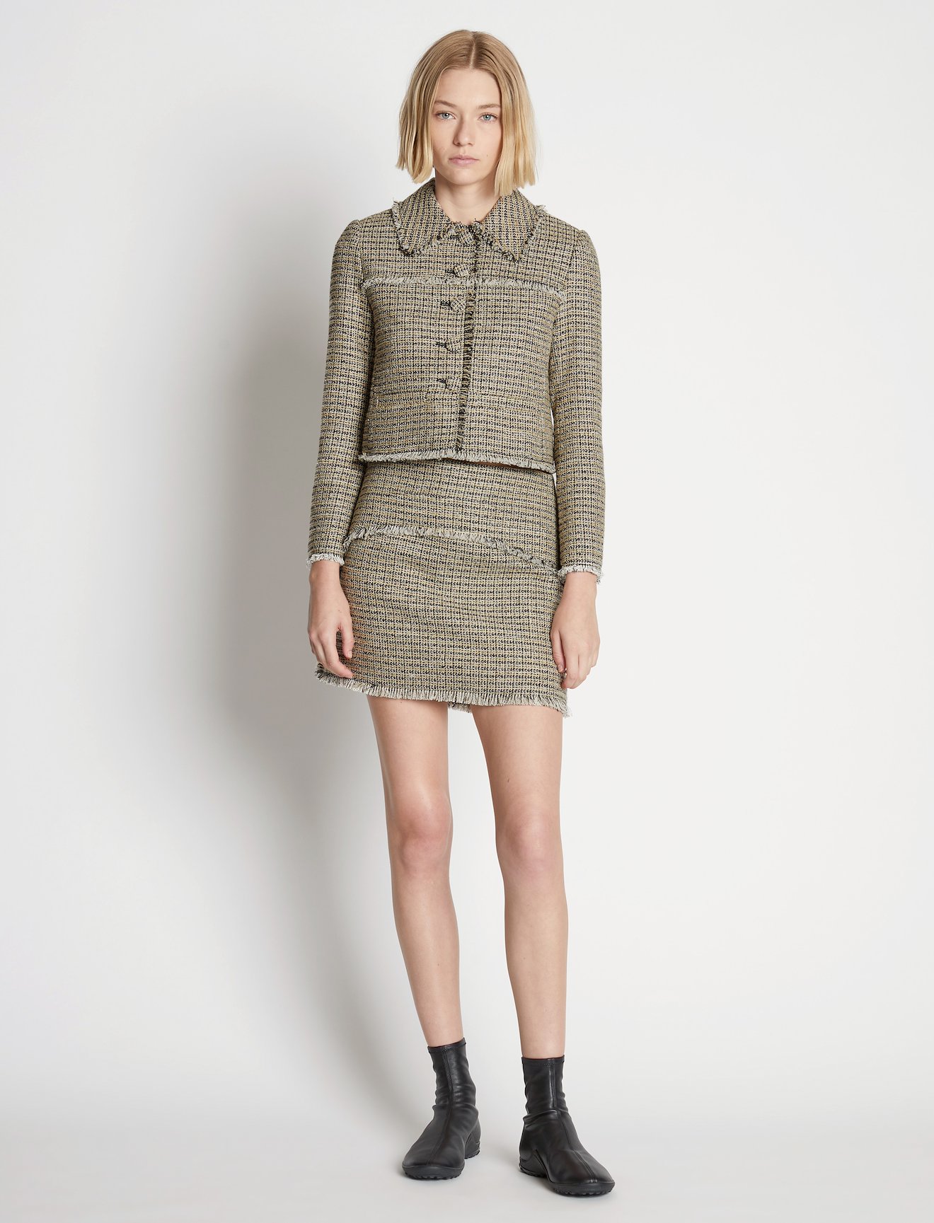 Cropped Tweed Jacket #1