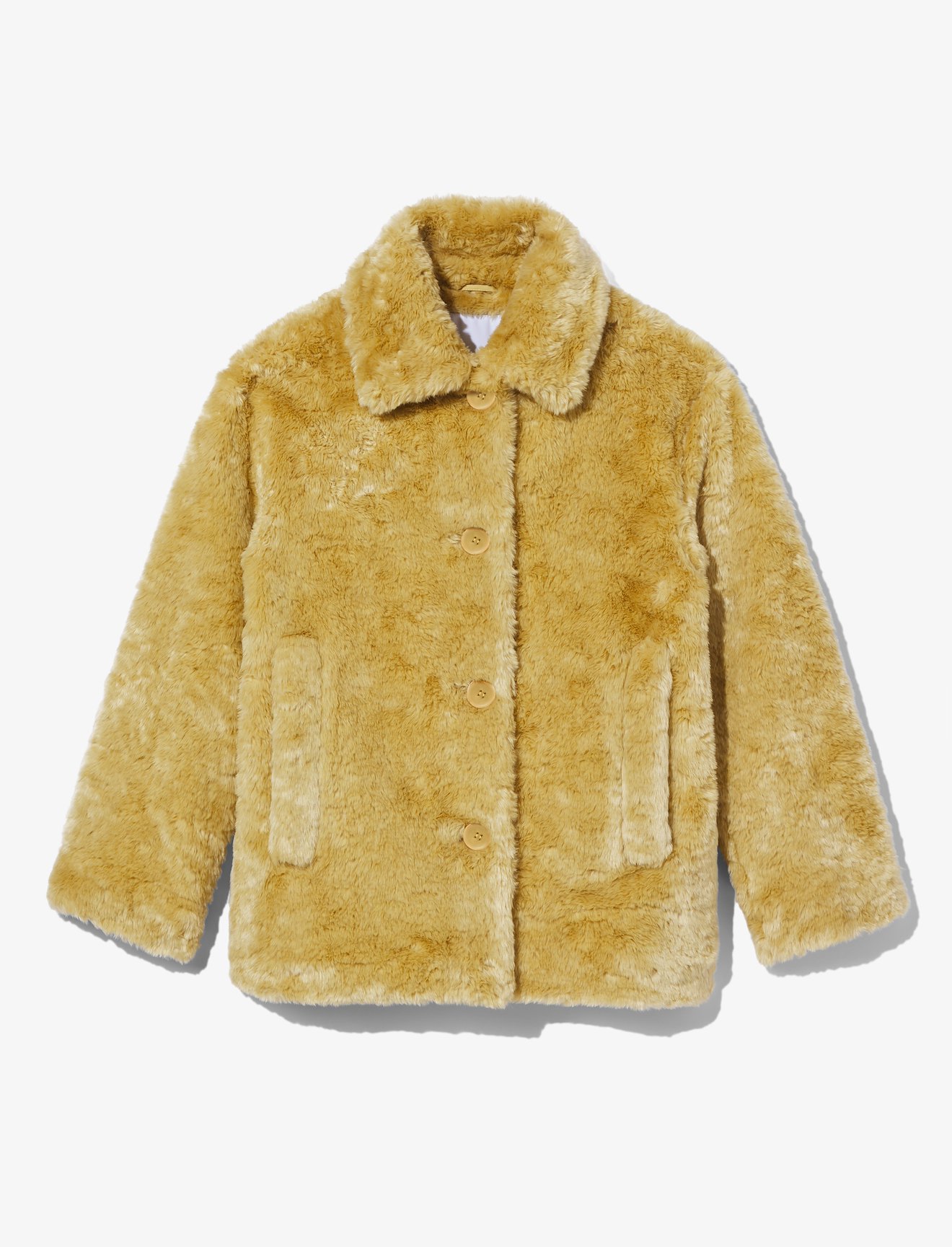 Faux Rabbit Peacoat #5