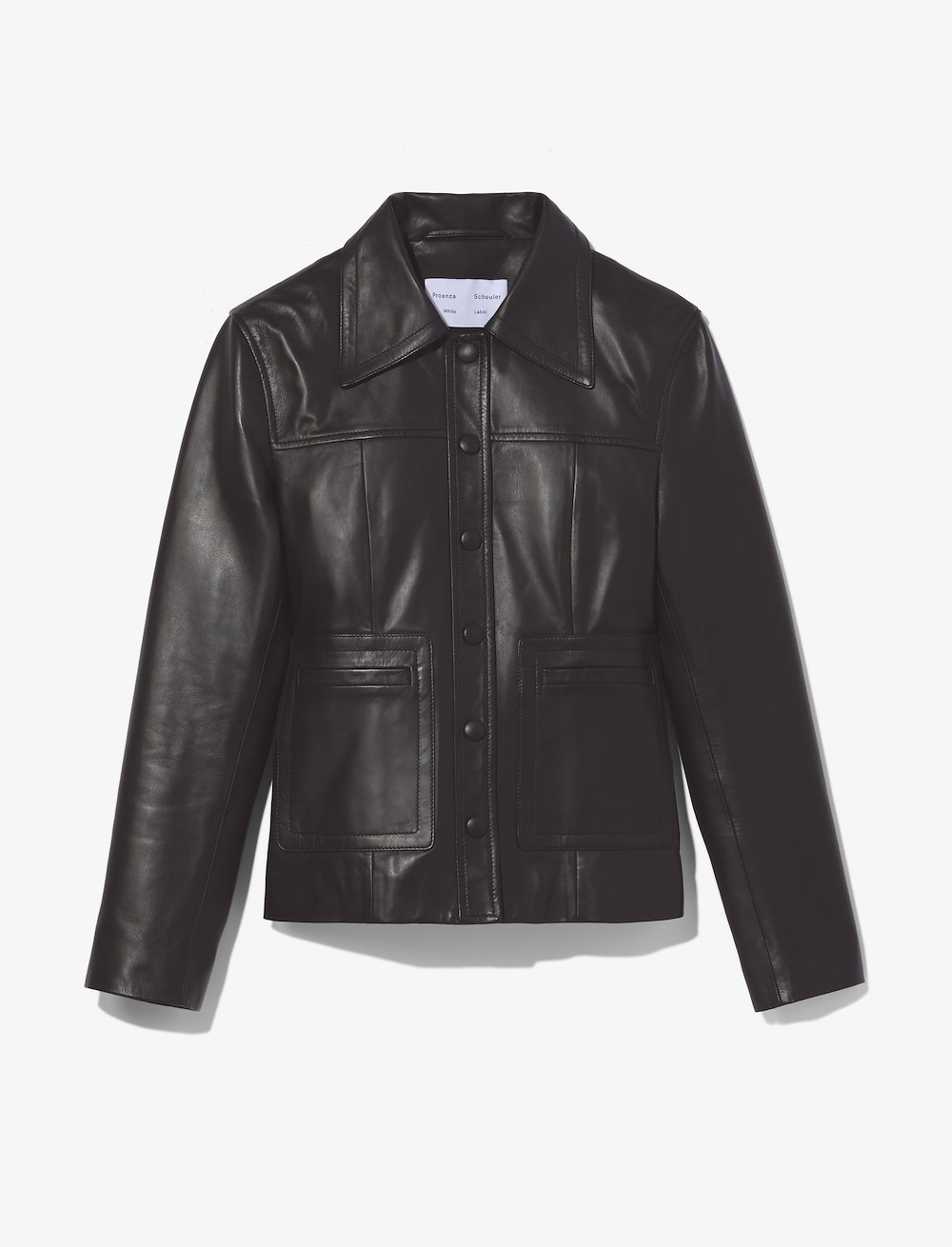 Cropped Leather Jacket