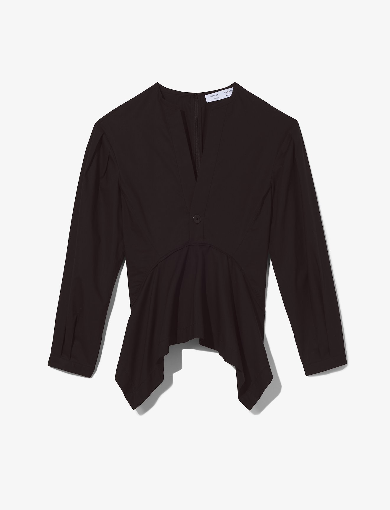 V-Neck Poplin Top #5