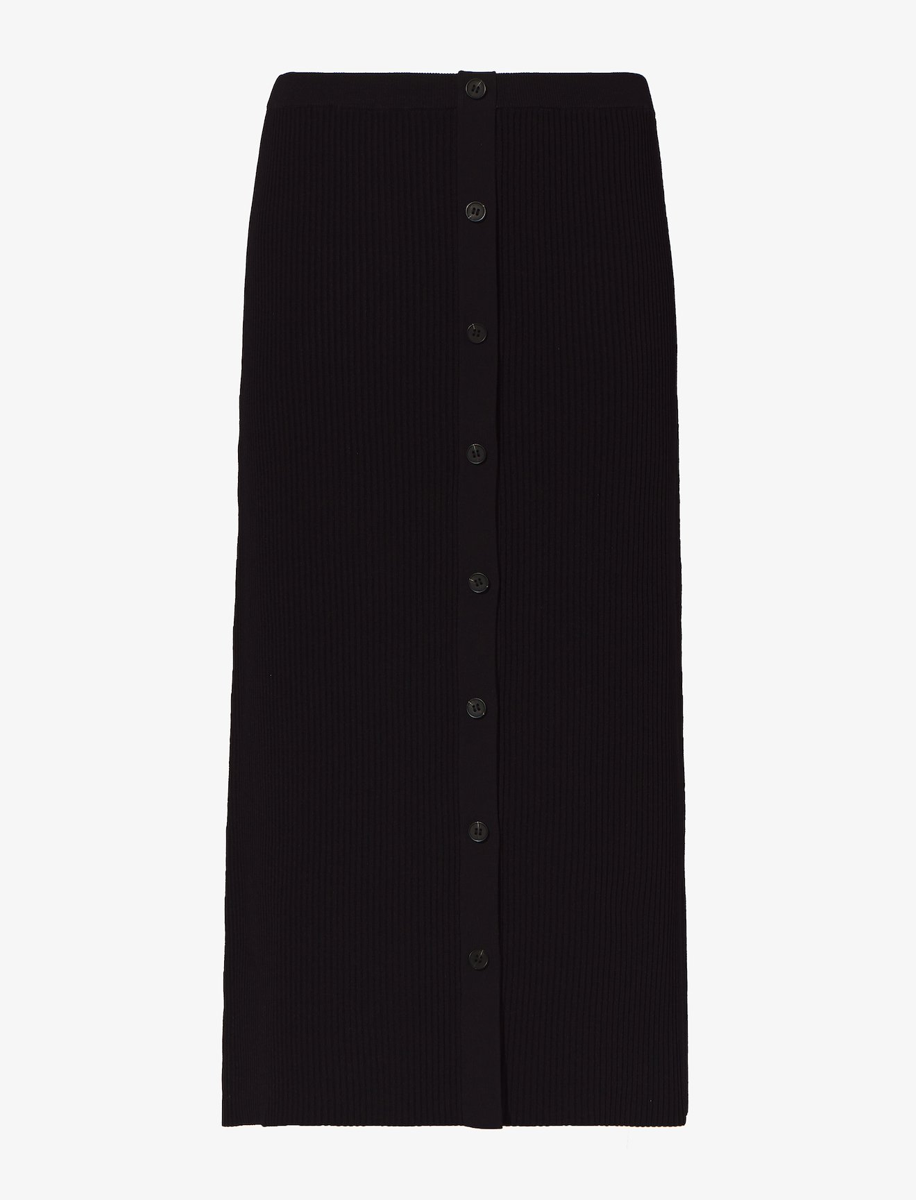 Rib Knit Button Front Skirt #4