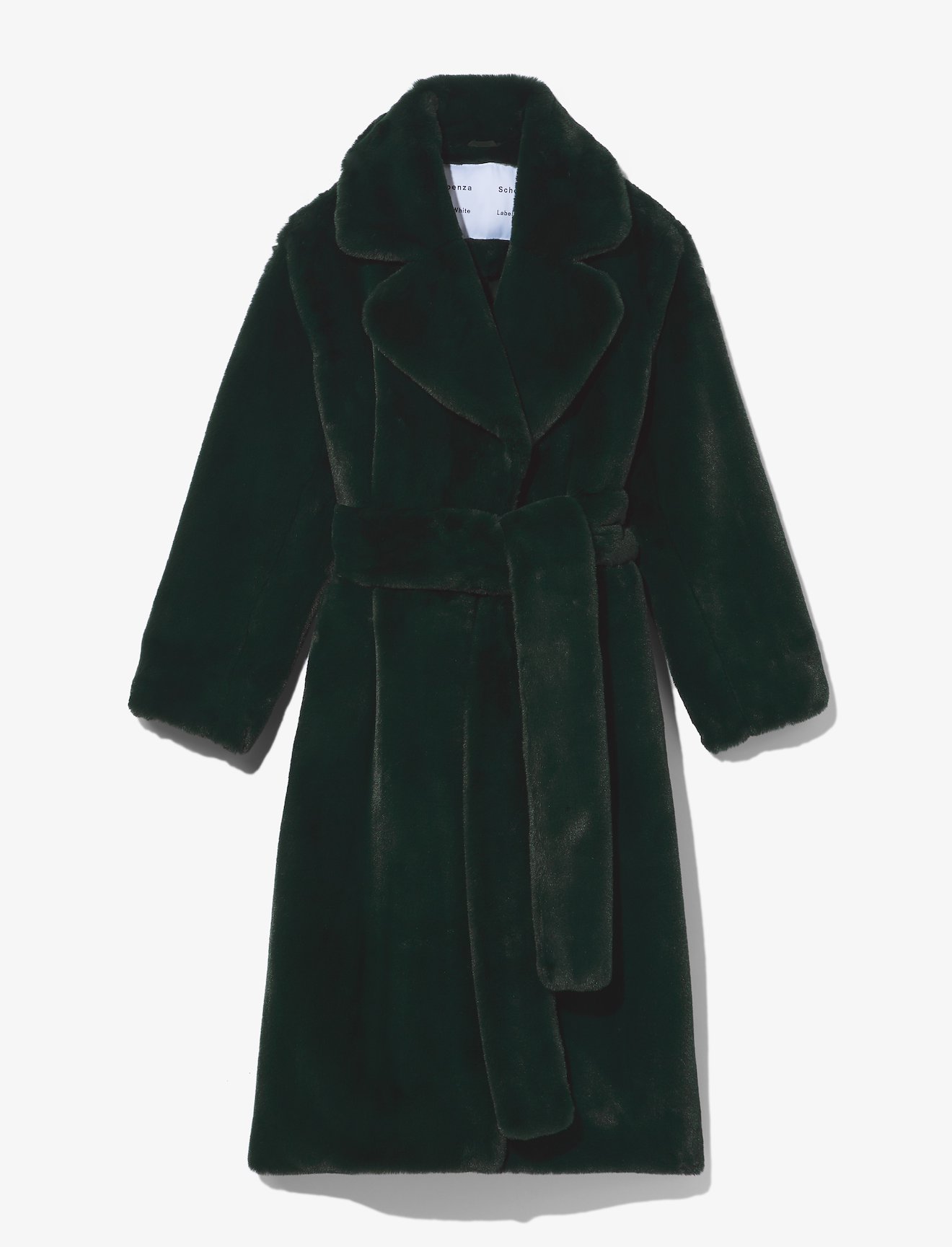 Faux Fur Belted Coat #4