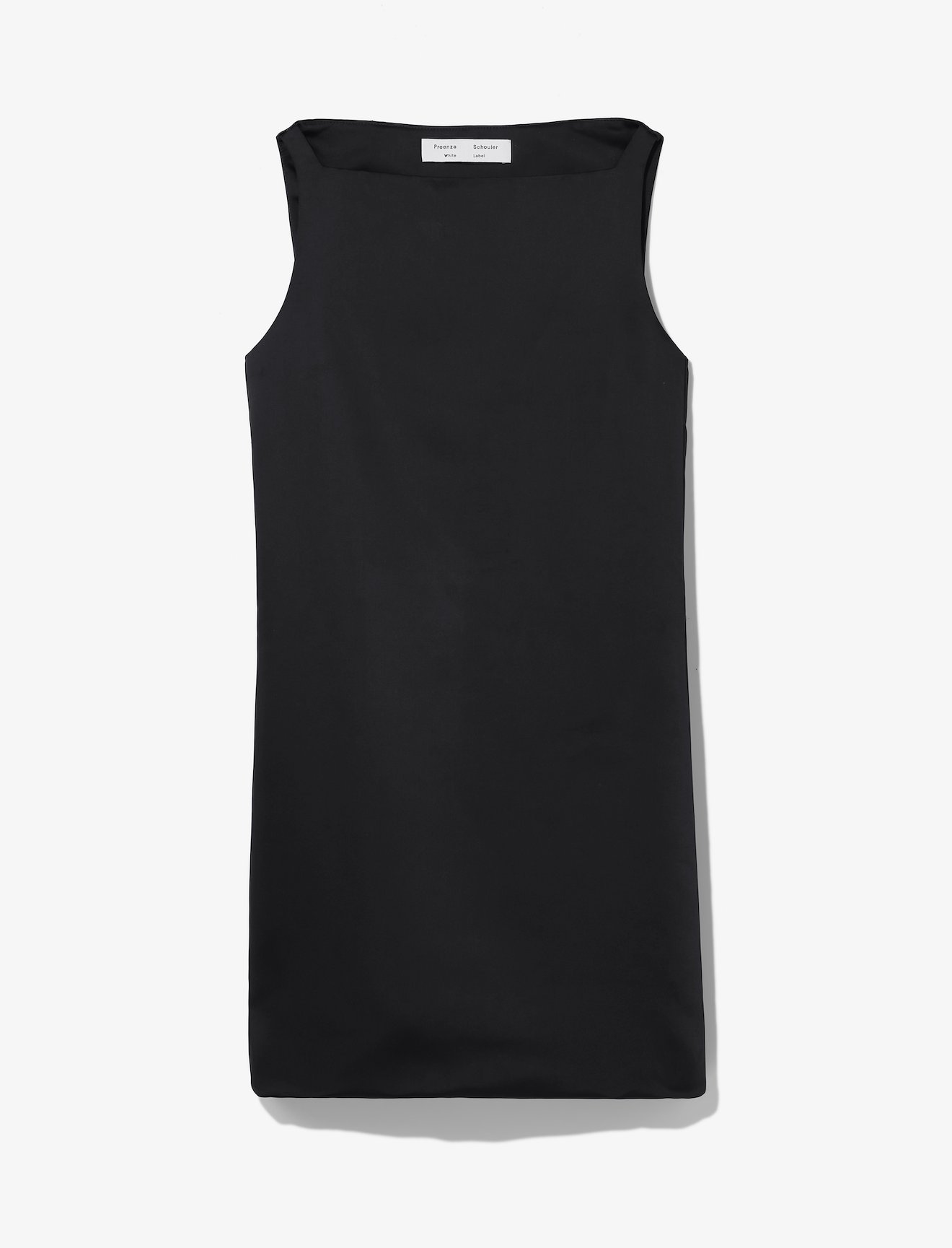 Sleeveless Satin Dress #4