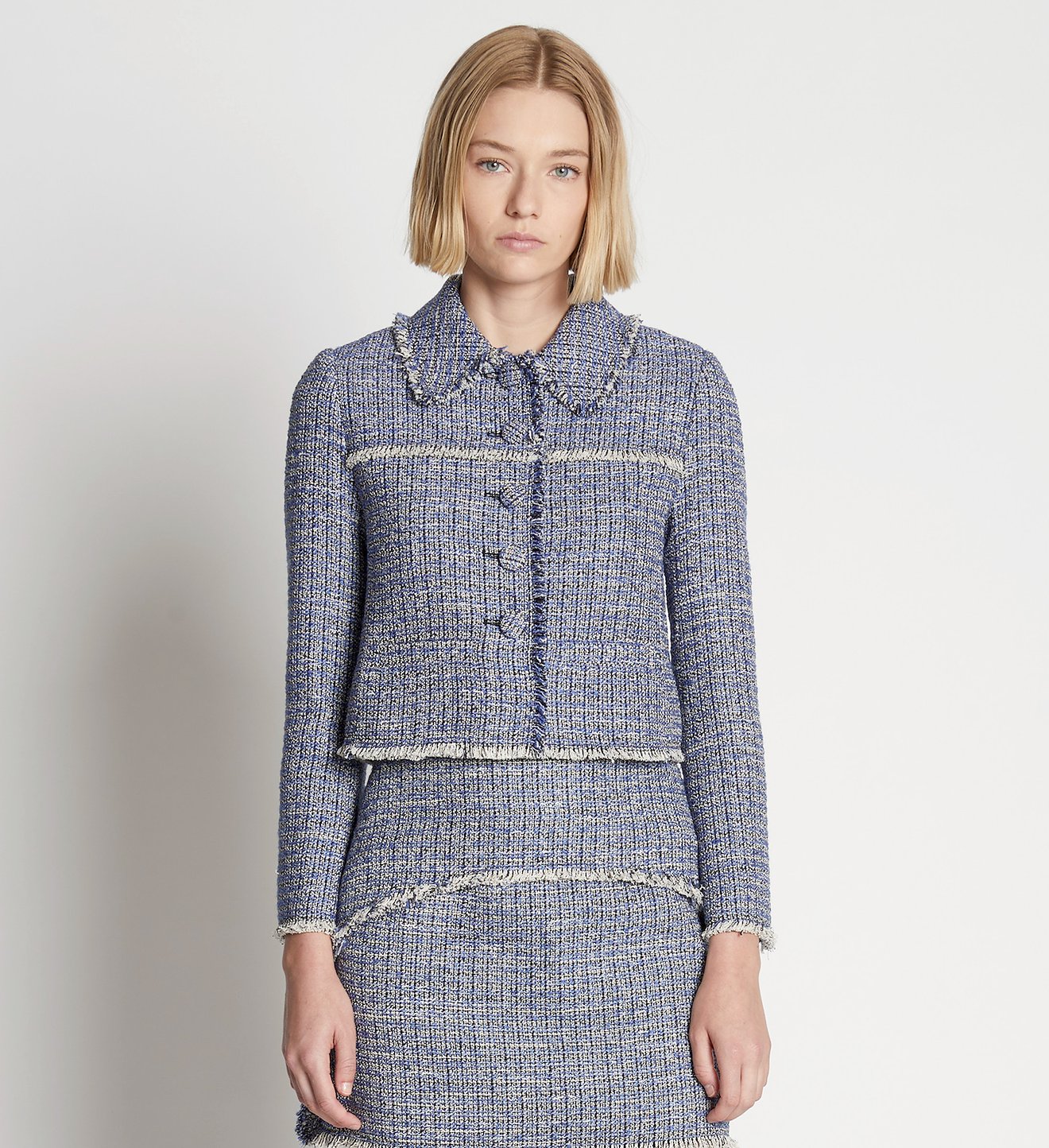 Cropped Tweed Jacket