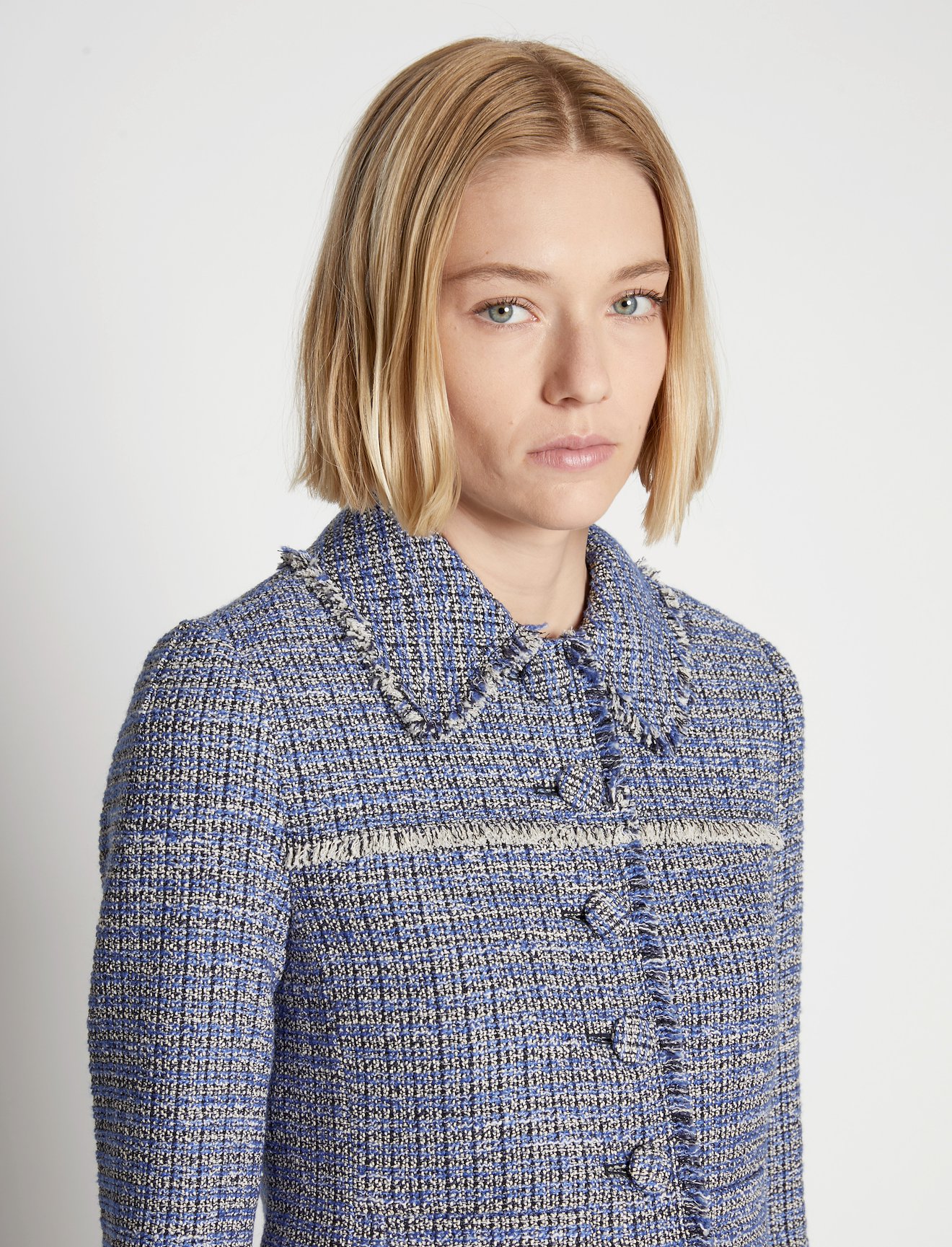 Cropped Tweed Jacket #4