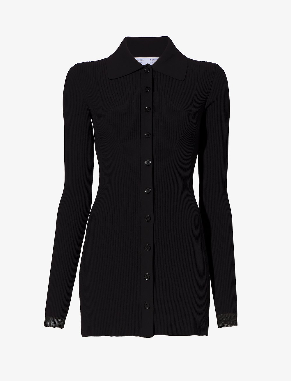 Rib Knit Fitted Cardigan
