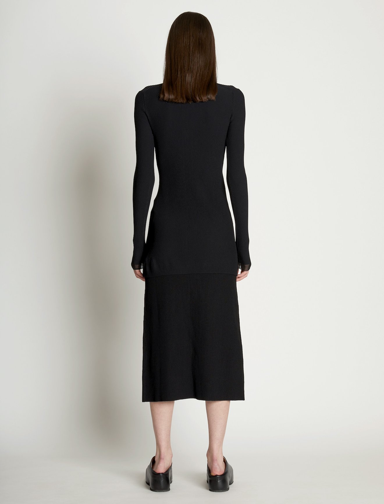 Rib Knit Fitted Cardigan #3