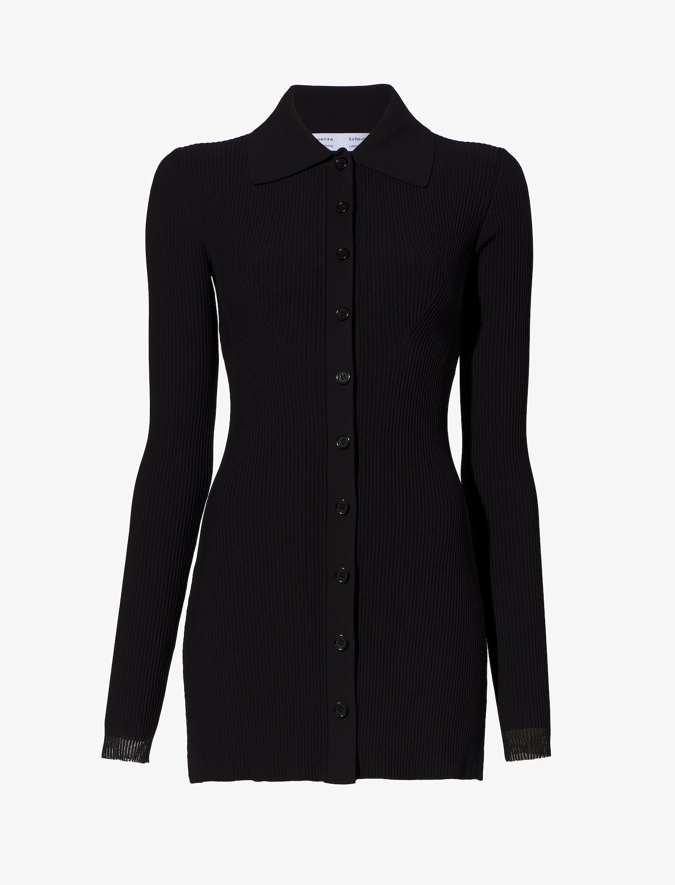 Rib Knit Fitted Cardigan #5
