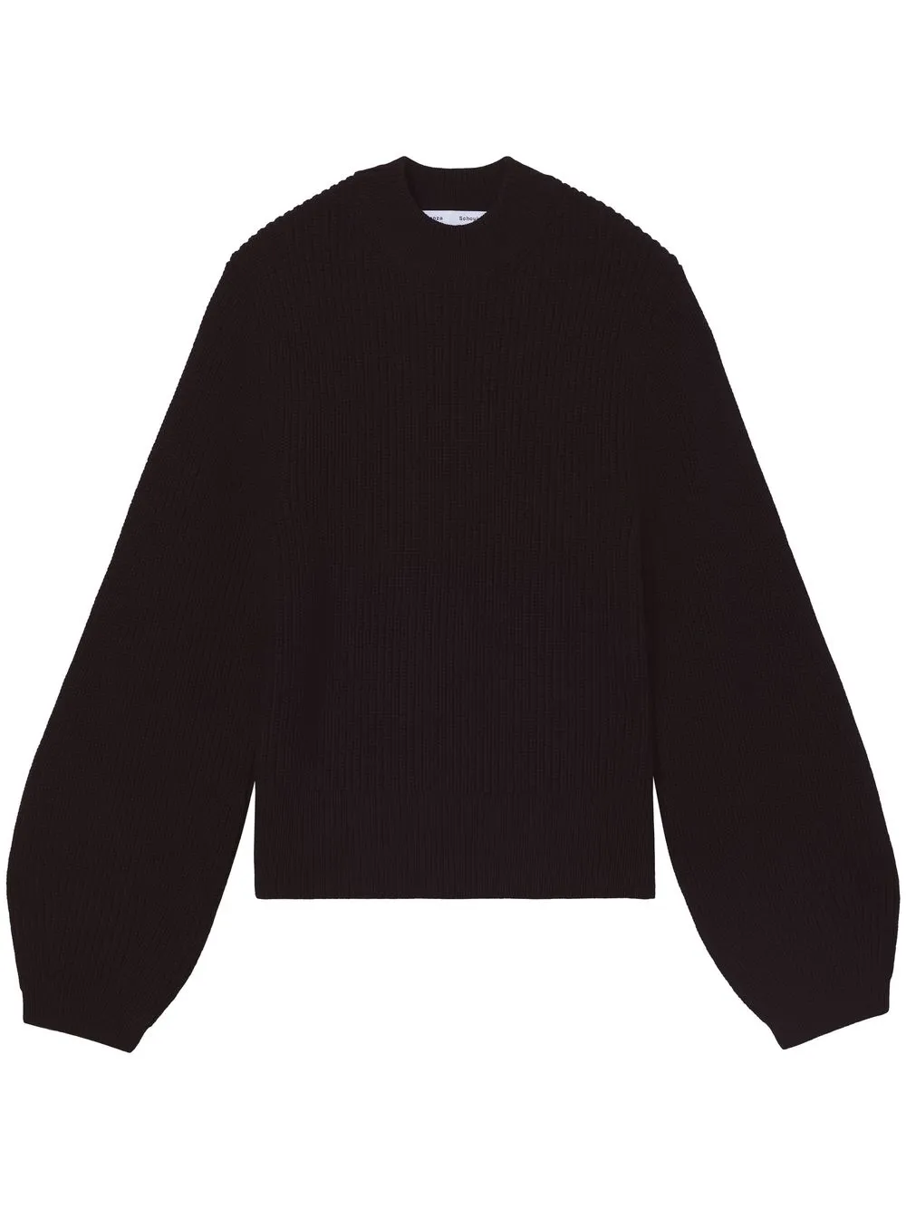 Proenza Schouler White Label Bell-sleeve Wool Jumper In Black