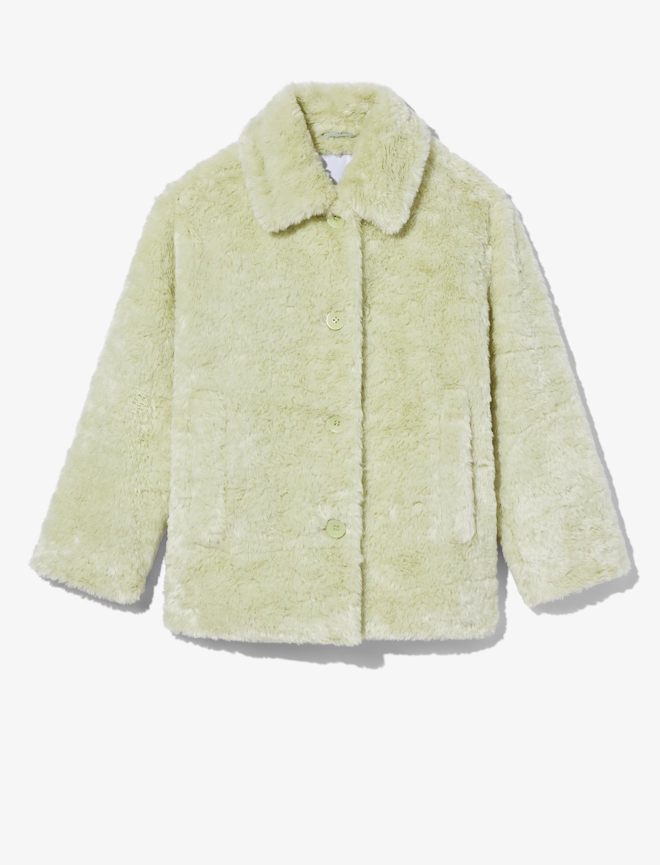 Faux Rabbit Peacoat #5