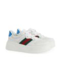 Gucci Kids Web detail chunky sneakers - White