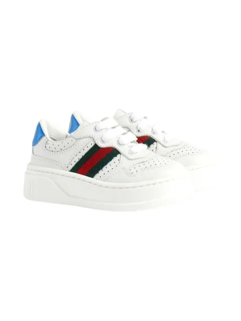 Gucci Kids Web detail chunky sneakers