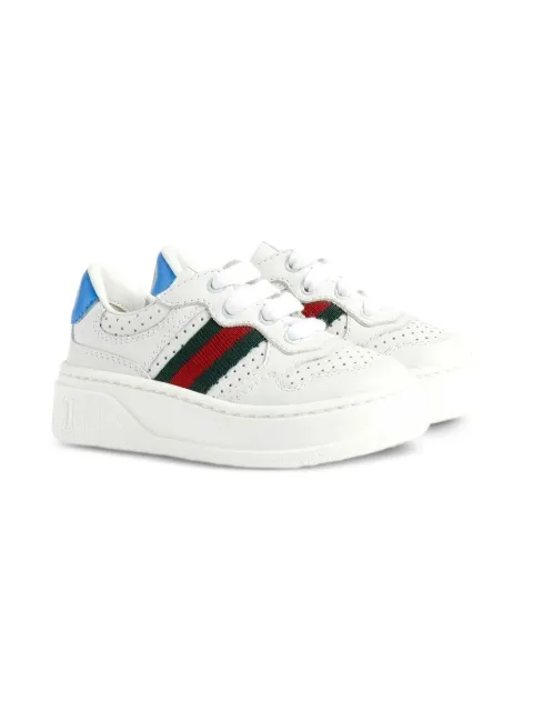 Gucci Kids Web detail chunky sneakers