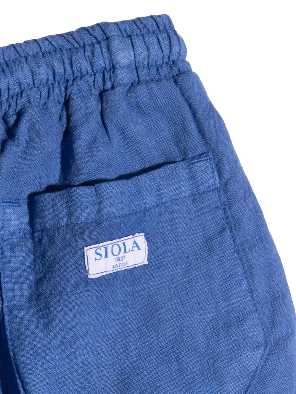 Siola Shorts met trekkoordtaille Blauw