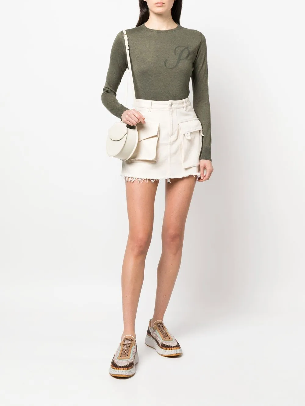 Dee Ocleppo Top met print - Groen