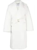 Casablanca faux-shearling robe - White