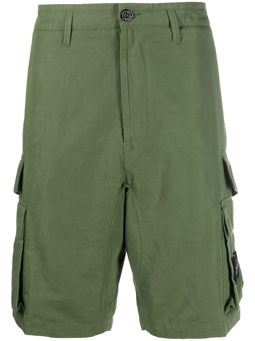 

Stone Island shorts cargo con parche de Compass - Verde