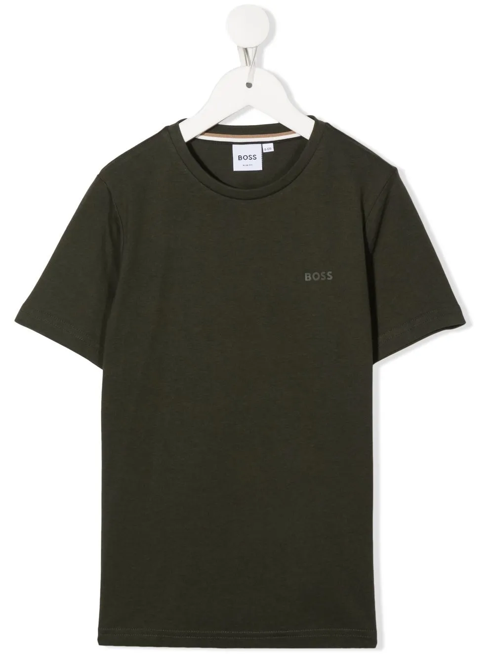 

BOSS Kidswear logo-print cotton T-shirt - Green