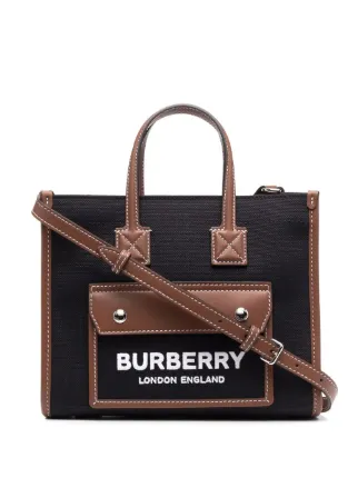 Burberry Freya Logo Tote Bag Farfetch