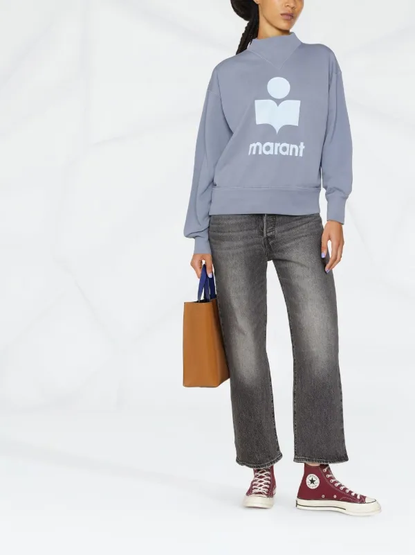 Isabel Marant Étoile logo-print mock 