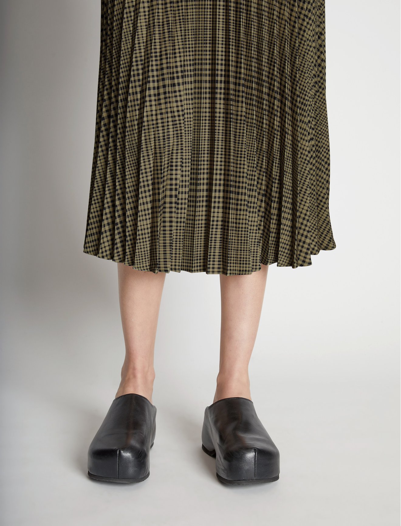 Pleatable Crepe Midi Skirt #3