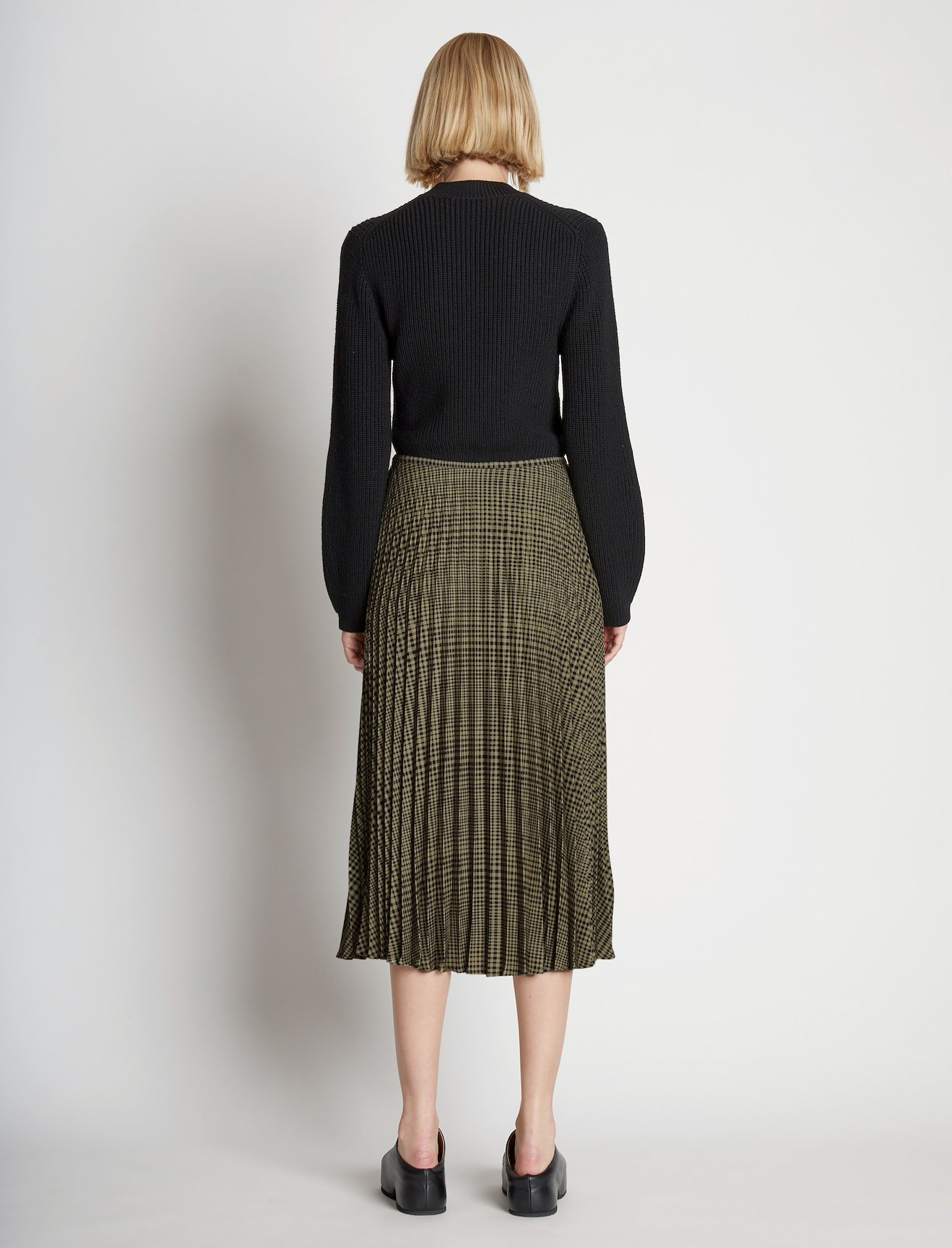 Pleatable Crepe Midi Skirt #2