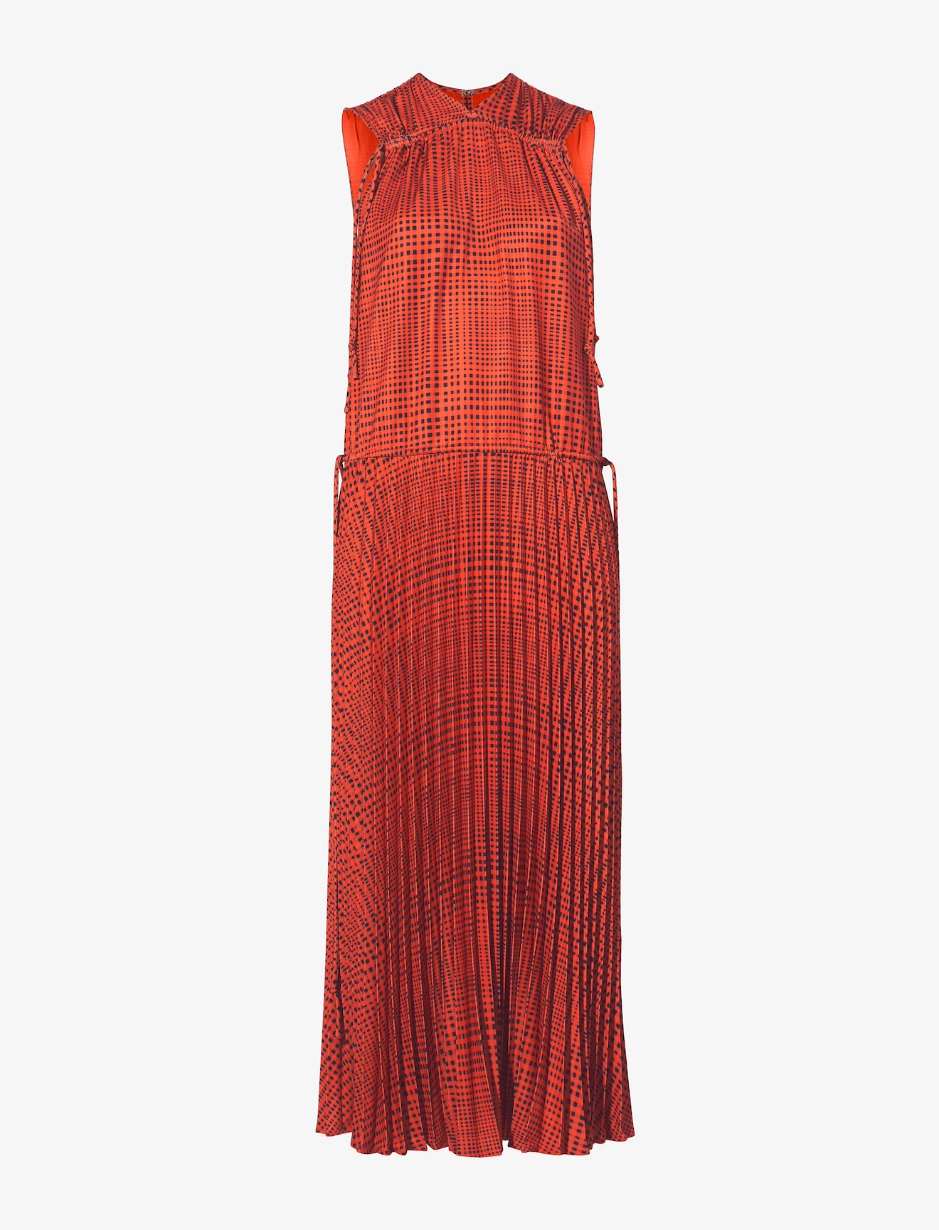 Pleatable Crepe Drawstring Dress #4