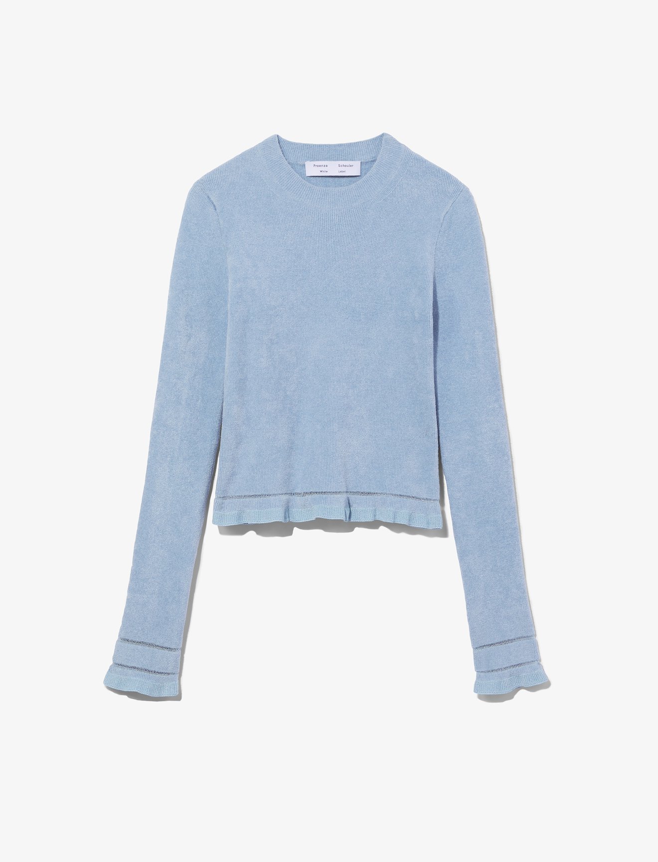 Cropped Turtleneck Chenille Sweater #5