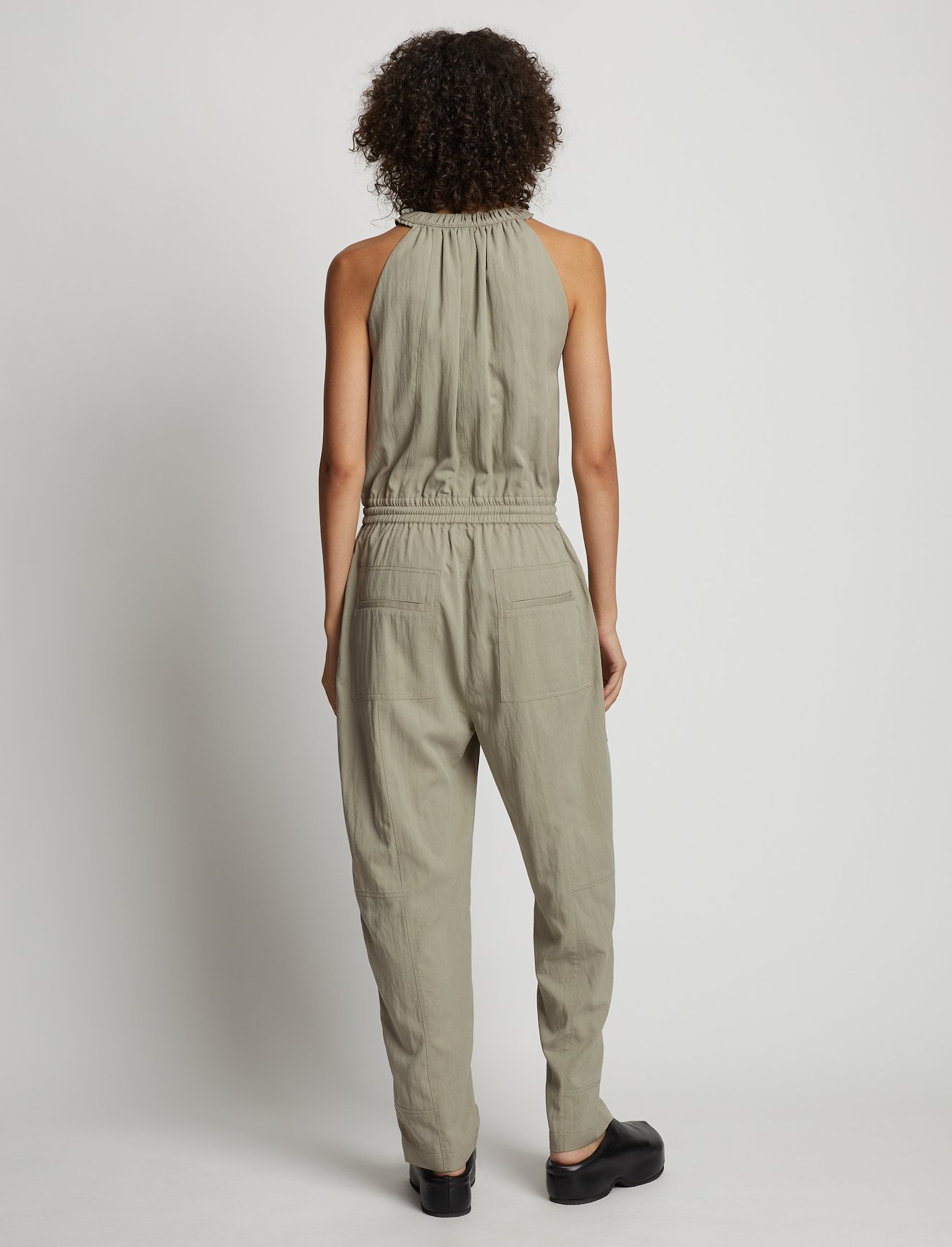 Drapey Suiting Tank Jumpsuit #2