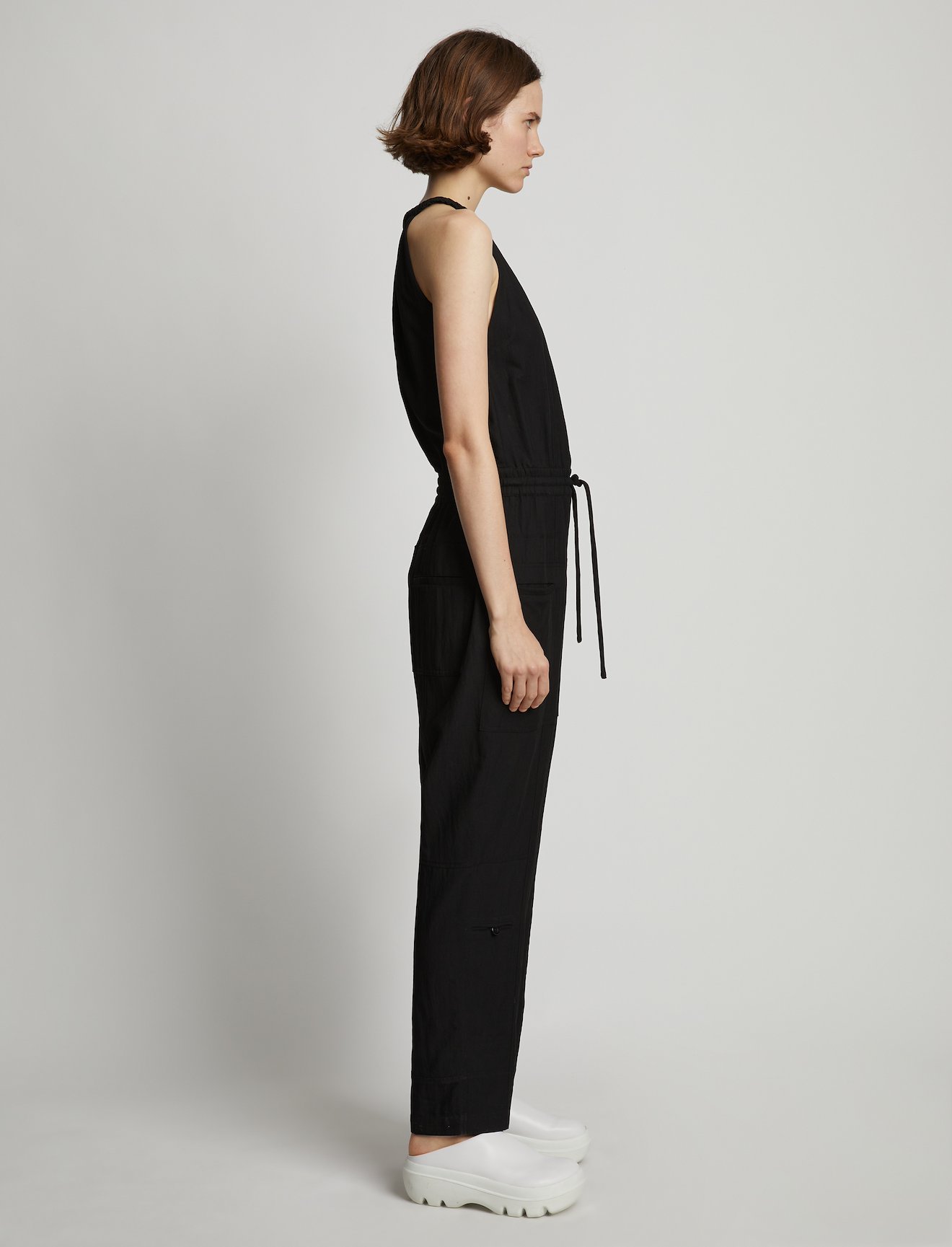 Drapey Suiting Tank Jumpsuit #1