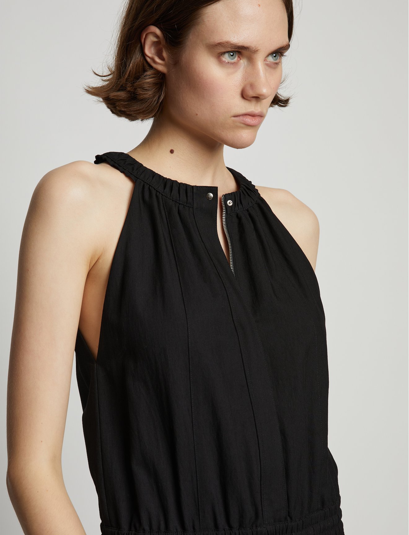 Drapey Suiting Tank Jumpsuit #3