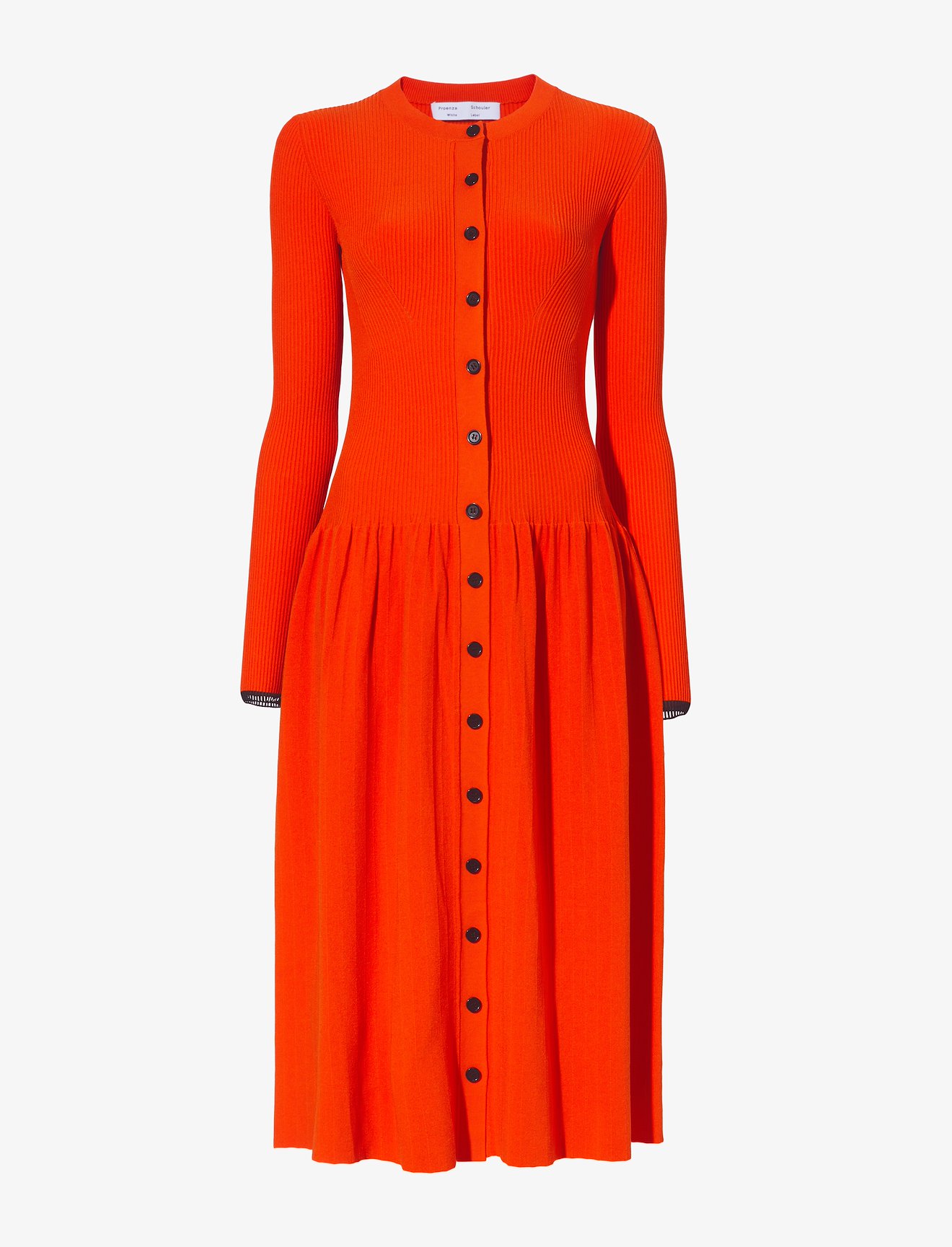 Rib Knit Button Front Dress #4