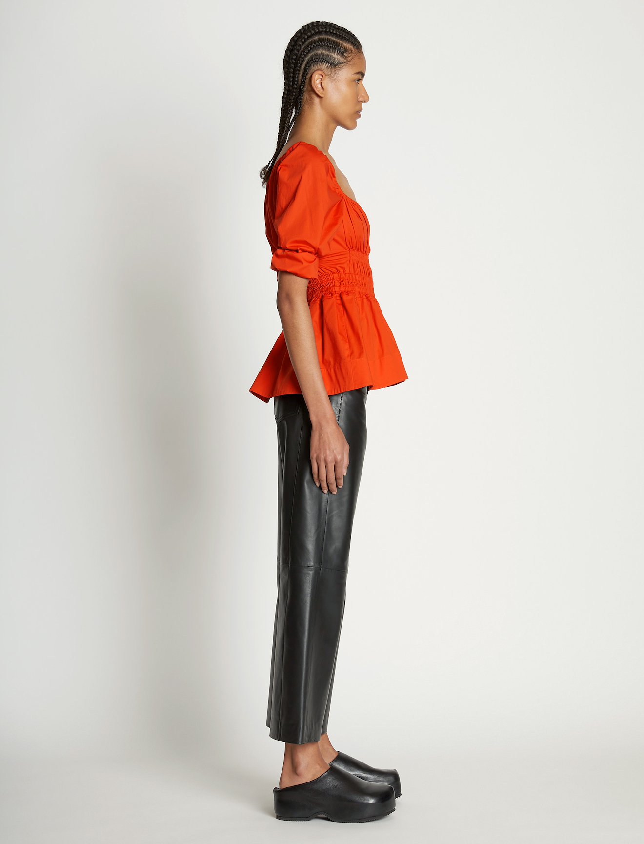 Square Neck Poplin Top #2