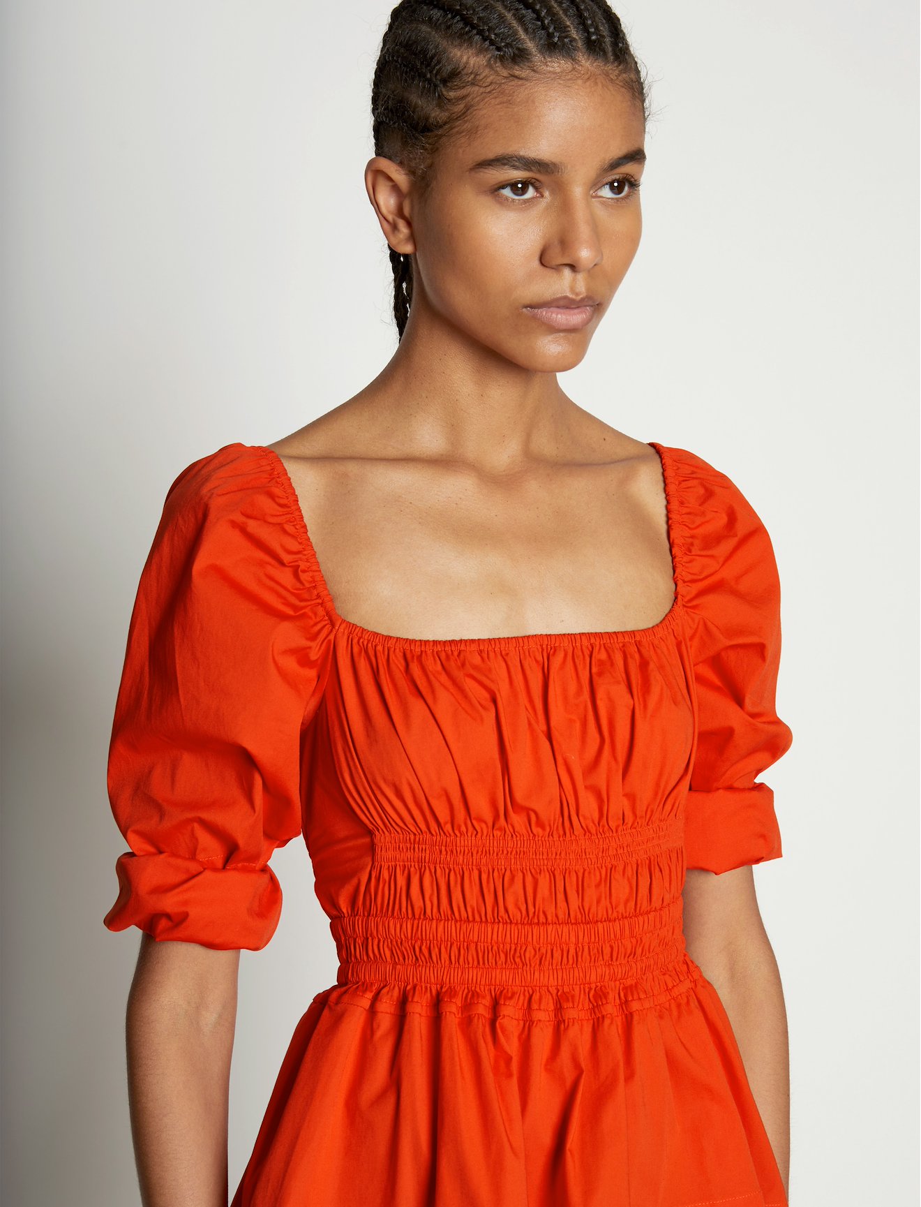Square Neck Poplin Top #4