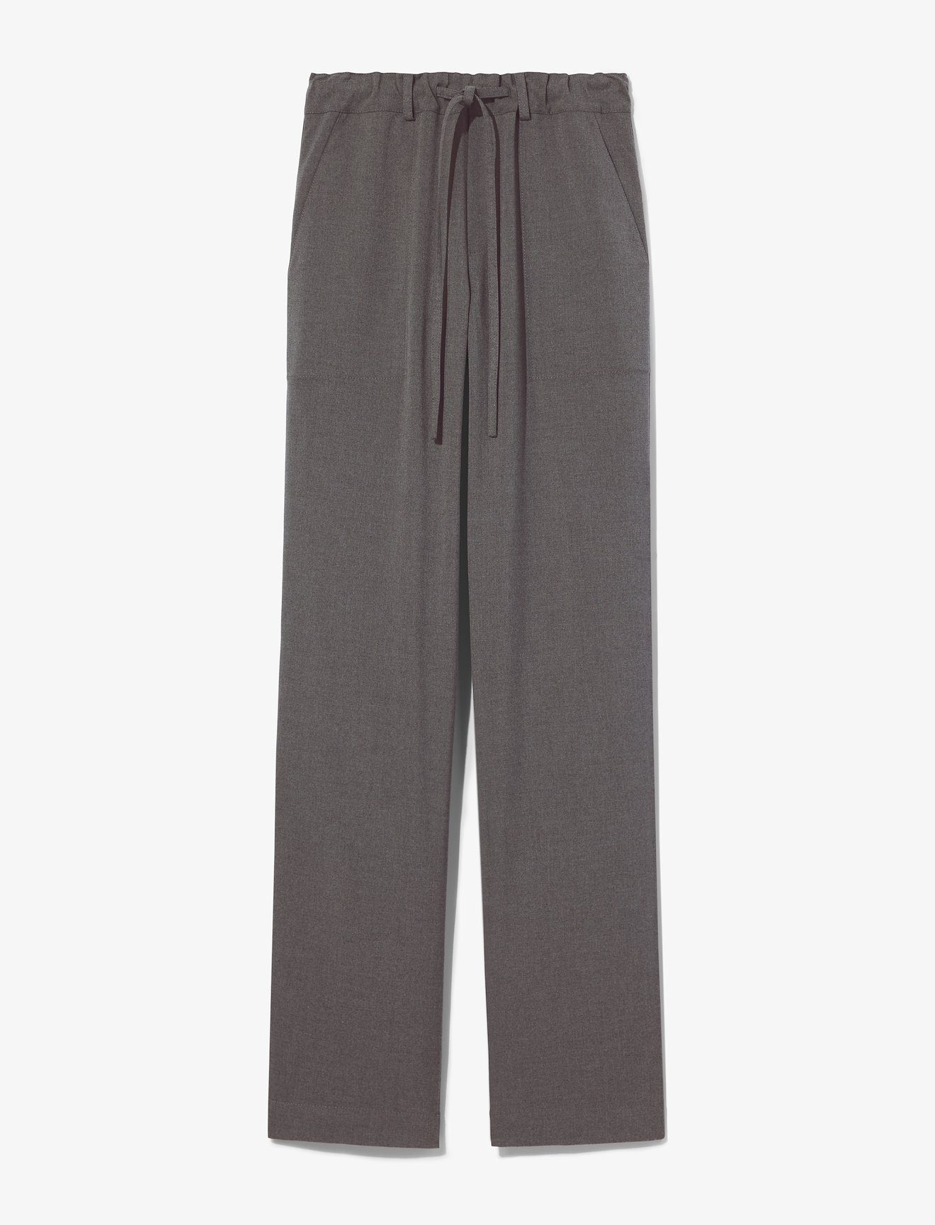 Flannel Drawstring Pants #4