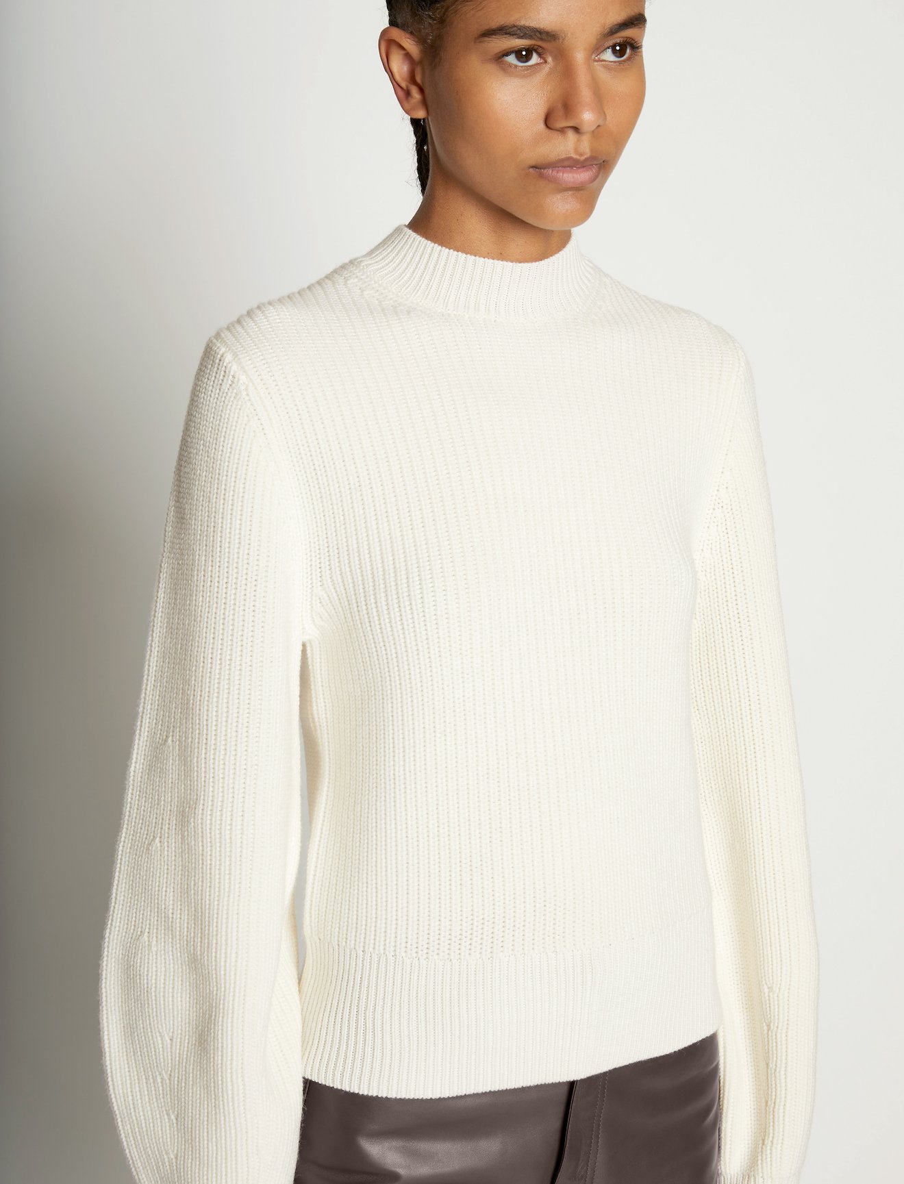Bell Sleeve Cashfeel Sweater #4