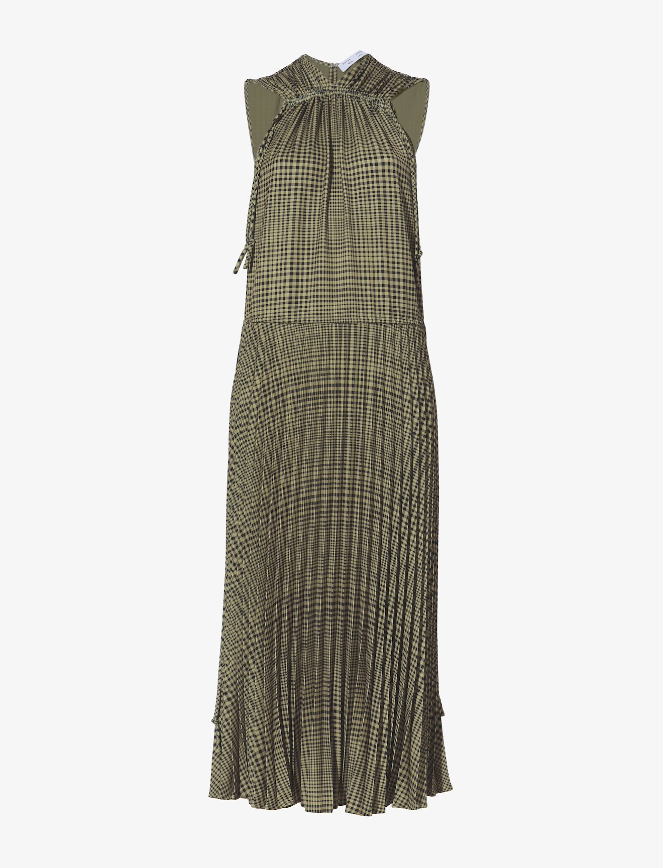 Pleatable Crepe Drawstring Dress #8