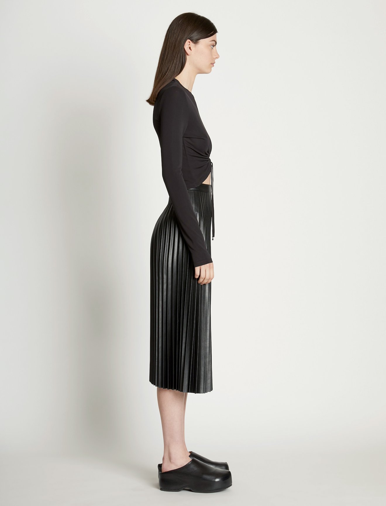Matte Crepe Drawstring Top #2