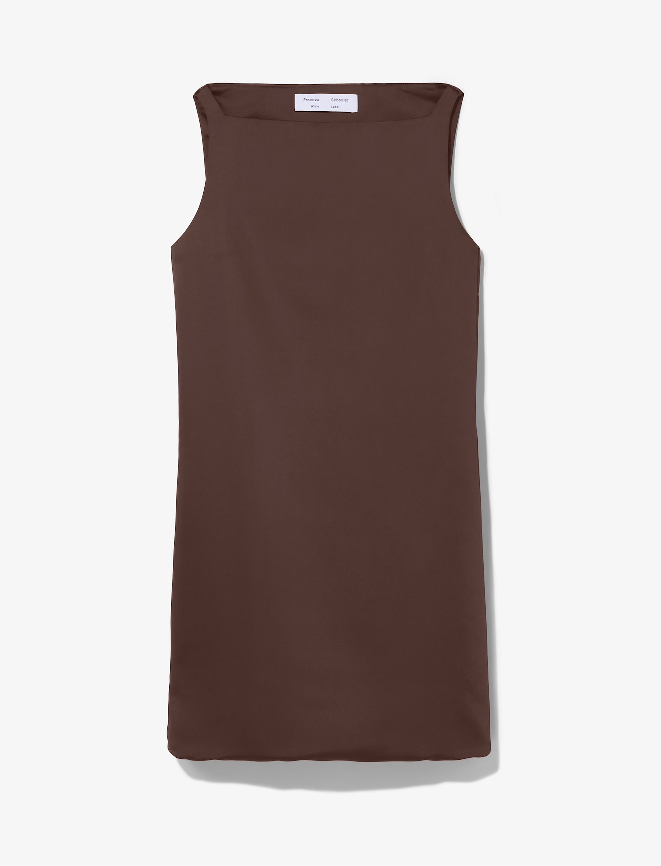 Sleeveless Satin Dress #4