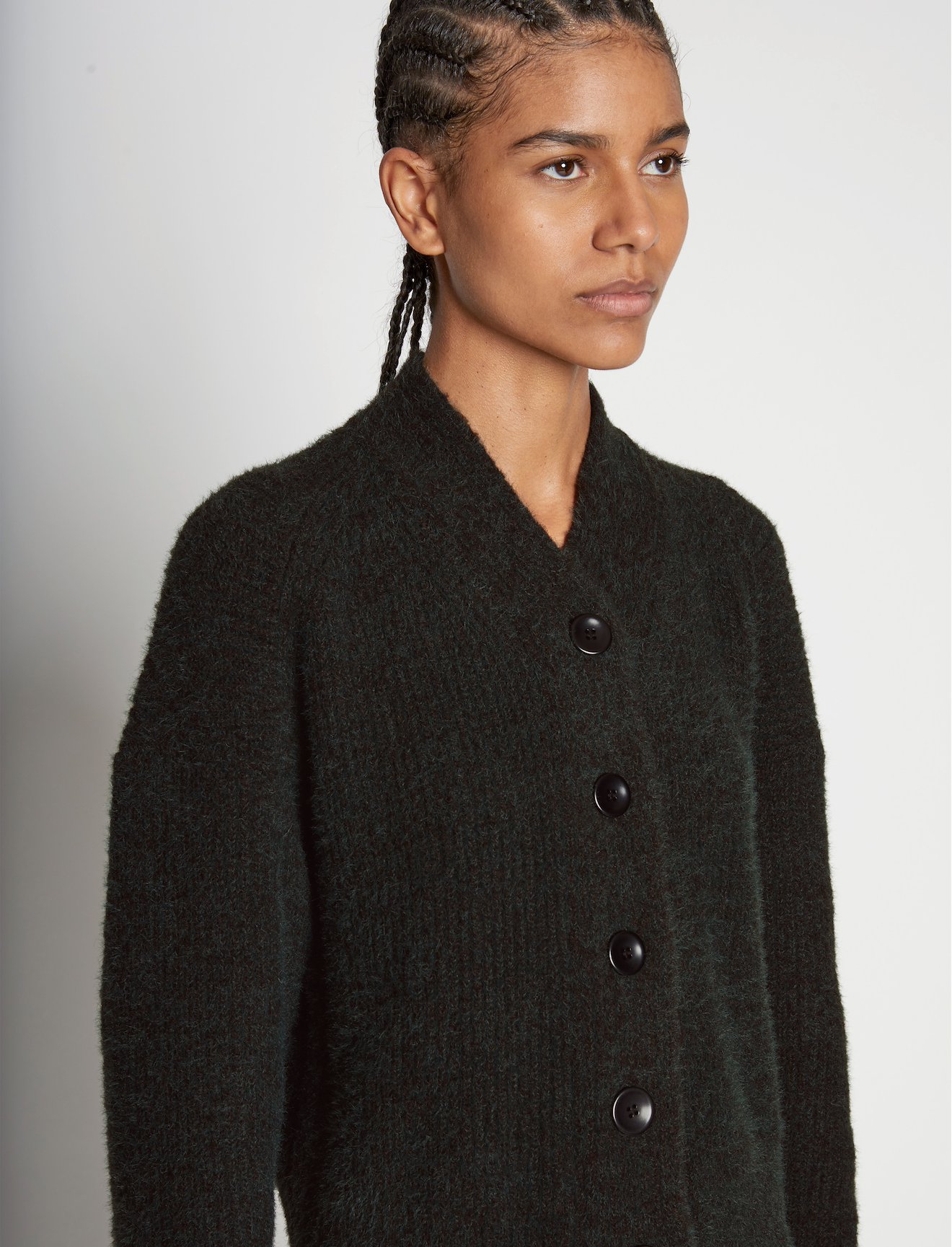 Fluffy Knit Cardigan #4