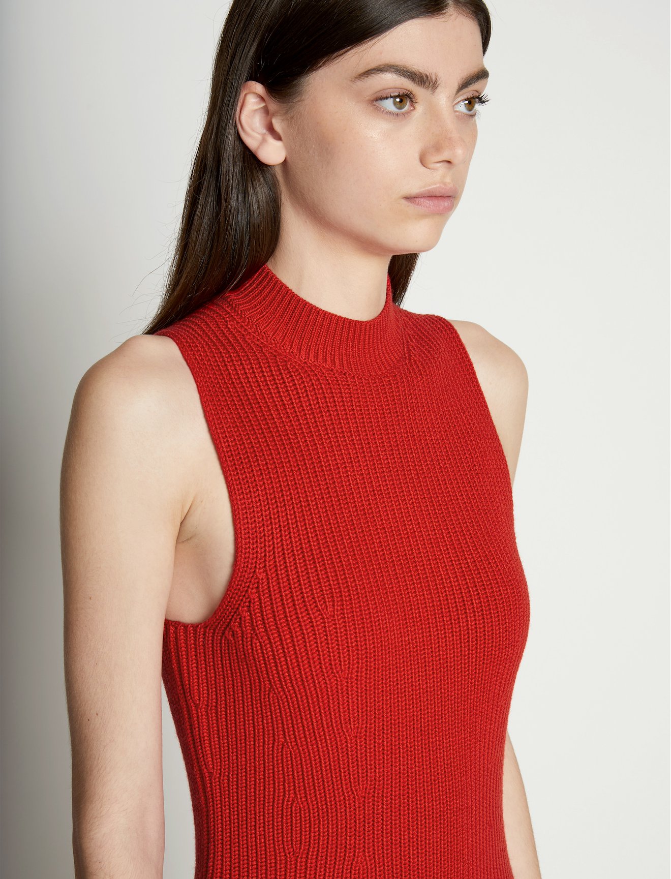 Sleeveless Cashfeel Mini Dress #3